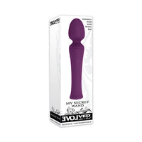 Evolved My Secret Wand Rechargeable Silicone Wand Vibrator Purple-0