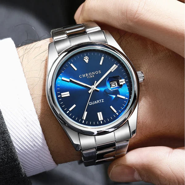 Men's Luxury Quartz Stainless Steel Watch