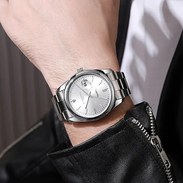 Men's Luxury Quartz Stainless Steel Watch