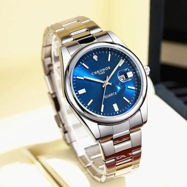 Men's Luxury Quartz Stainless Steel Watch