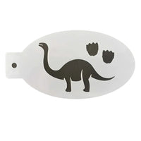 Face Painting Stencil - S03 Sauropod Dinosaur