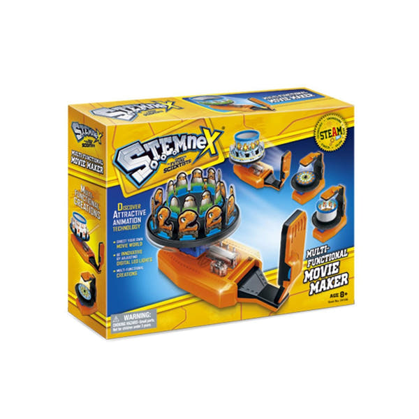 NNEDSZ Stemnex Multi-Functional Movie Maker STEM Toy - Build Your Own Educational Construction Kit