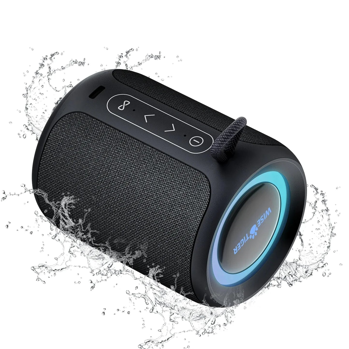 NNEOBA Outdoor Bluetooth Speaker Waterproof with Bass Boost (Black)