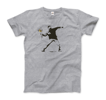 Banksy Flower Thrower Artwork T-Shirt