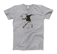 Banksy Flower Thrower Artwork T-Shirt